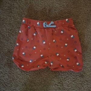 Star Wars Red Kids Shorts with Blue Drawstring